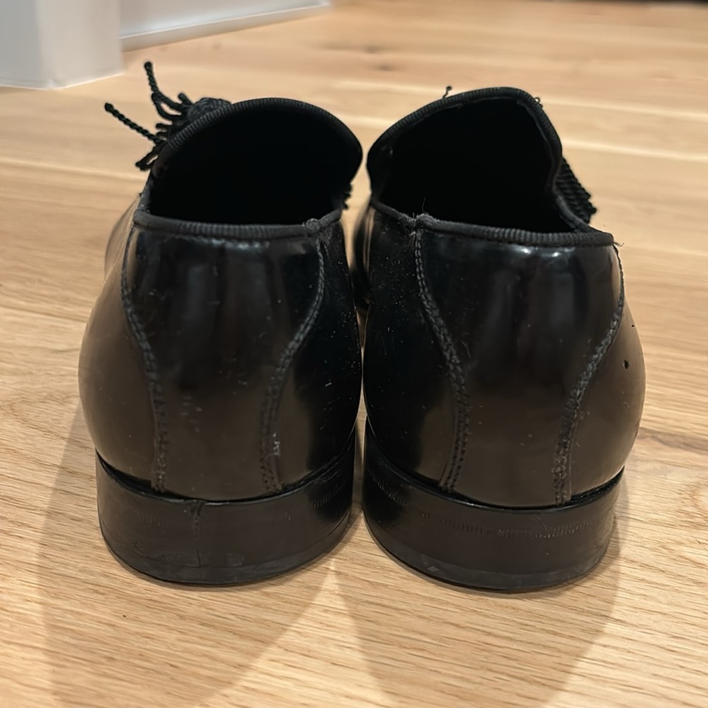 Men’s Jimmy Choo loafers, size 12 black leather - Picture 5 of 5